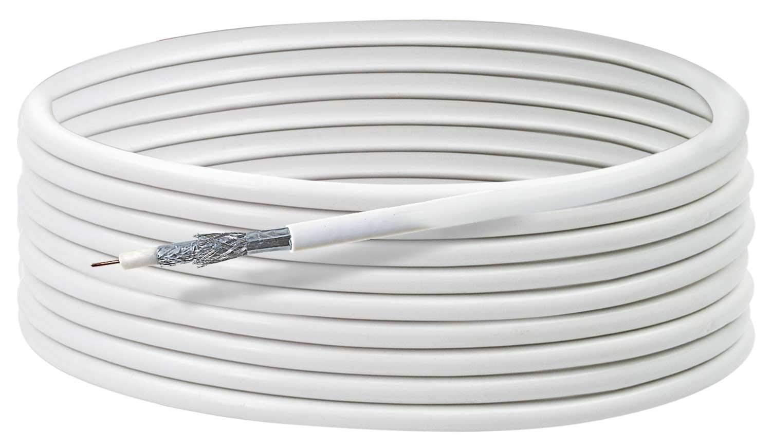 Schwaiger GmbH Schwaiger KOX810 012 Satellite Coaxial Cable 10 m White