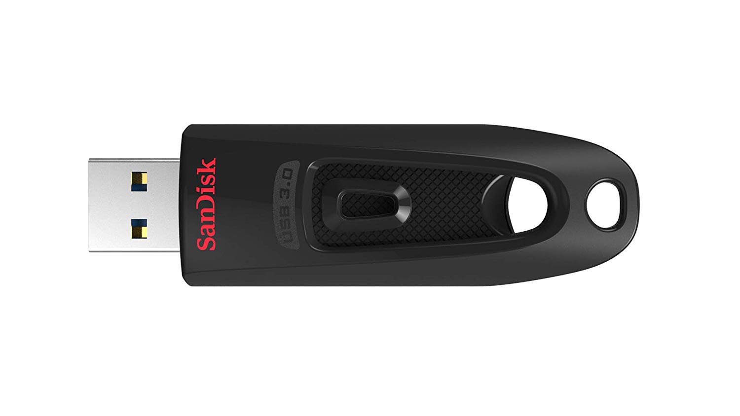 SanDisk 64GB Ultra USB Flash Drive USB 3.0 Up to 130 MB/s Read, Black, (Pack of 1), 64 GB