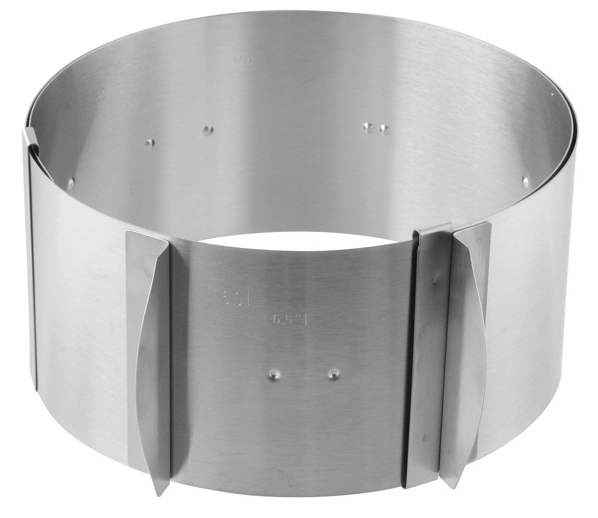 FM PROFESSIONAL 21600 Cake Tin Expanding Stainless Steel 15/30 cm, Colourless, de 15 à 30cm
