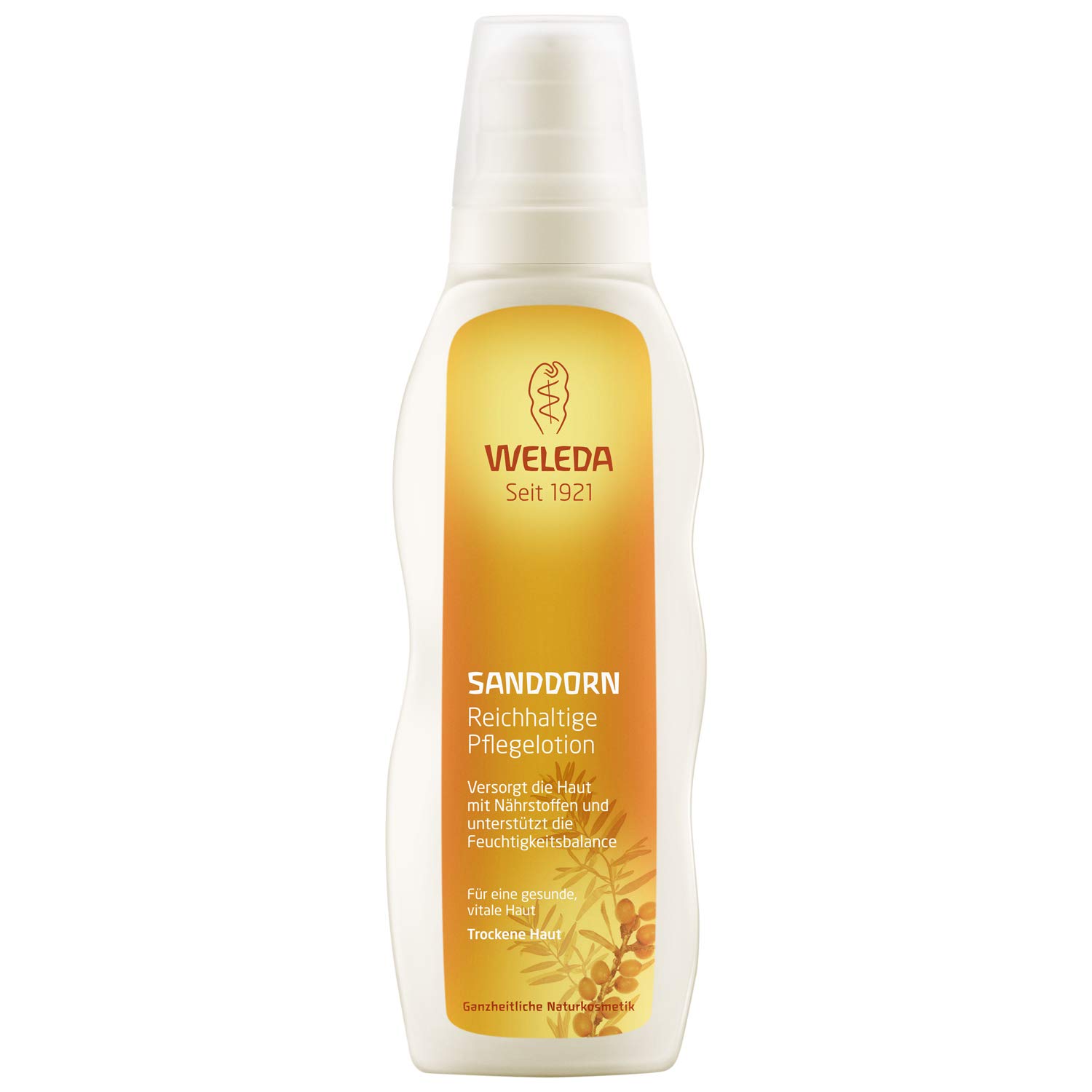 Weleda Organic Sea Buckthorn Replenishing Body Lotion 200ml, 8858, 200 ml (Pack of 1)