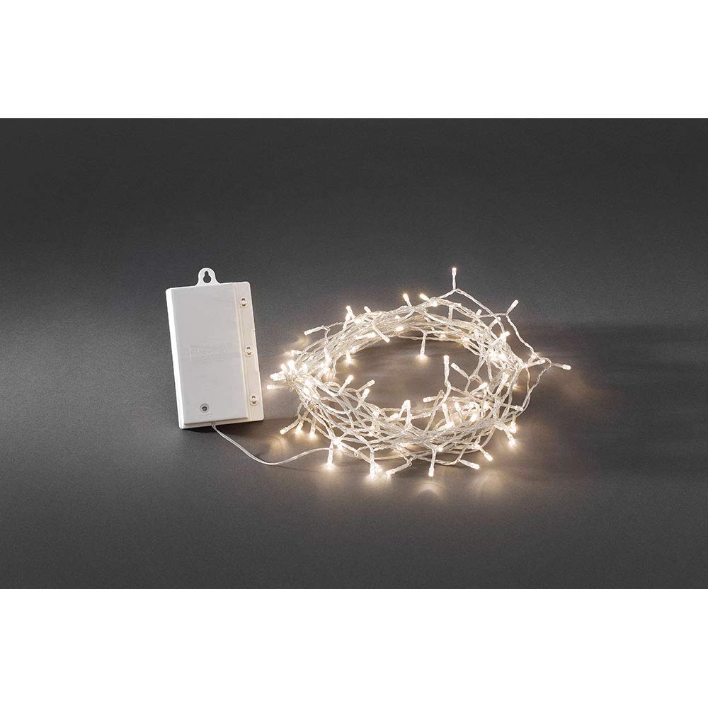 Konstsmide 3730-103 LED fairy lights / outdoor (IP44) / battery operated: 4xD 1.5V (excl.) / With light sensor - Image 2