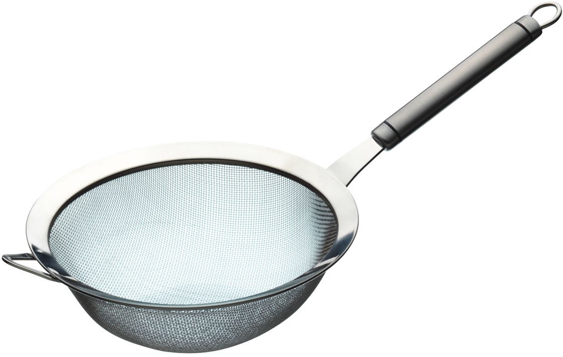 KitchenCraft Oval Handled Professional Stainless Steel Sieve, Fine Strainer for Sifting Flour Sugar, Sauces - Image 2