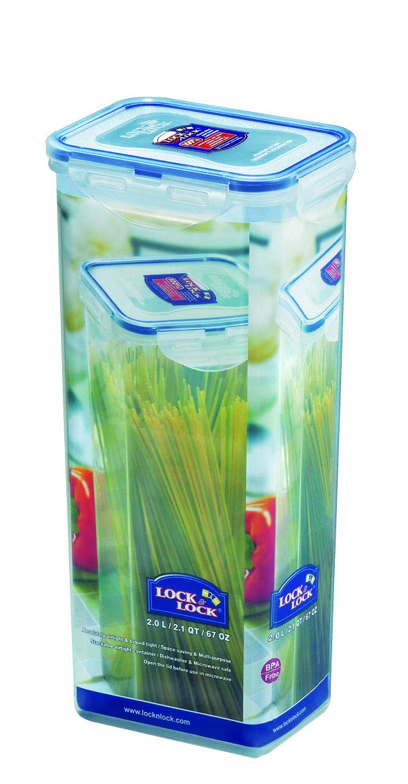 Lock & Lock HPL819F Rectangular Storage Container Clear, 2 L BigaMart