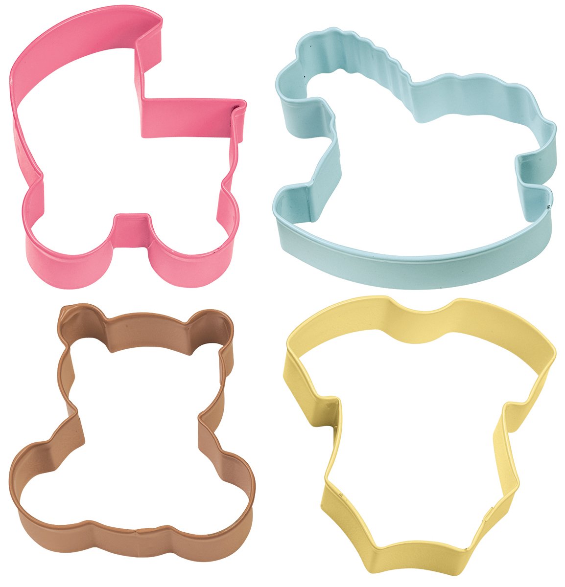 Wilton Metal Cookie Cutter Set, Other, Multi-Colour, 2308-1067