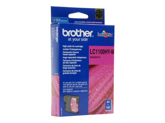Brother LC-1100HYM Inkjet Cartridge, Magenta, Single Pack, High Yield, Includes 1 x Inkjet Cartridge, Brother Genuine Supplies - Image 4