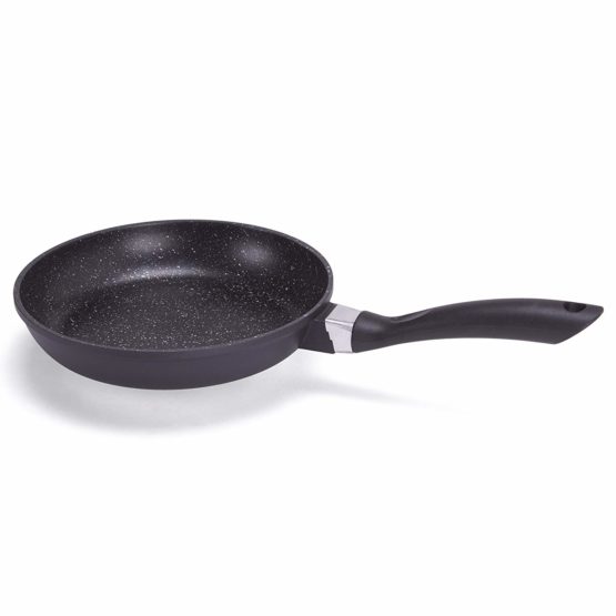 MSV CAST Aluminium FRYINGPAN Stone Coating 24 cm, Black - Image 3