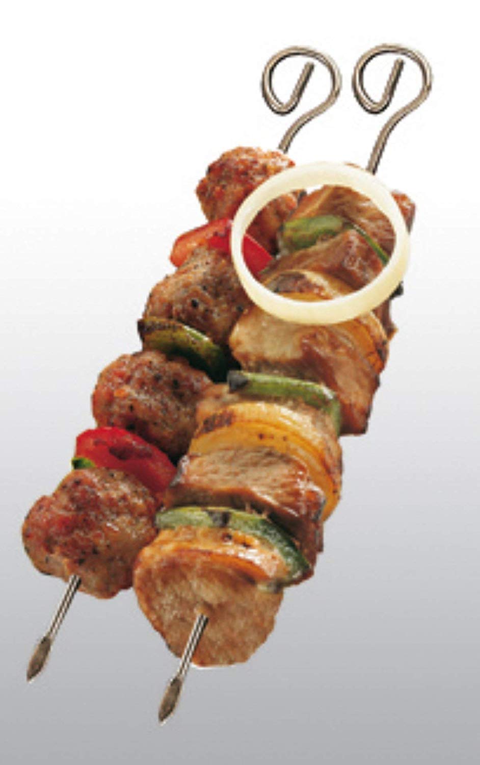 FACKELMANN 56701 Stainless-Steel Kebab Skewer 21 cm 4-Pack, Stainlesssteel, 21cm - Image 4
