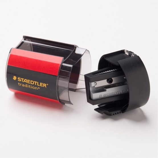 STAEDTLER 511 005 Noris Tradition Tub Round Sharpener - Black - Image 4