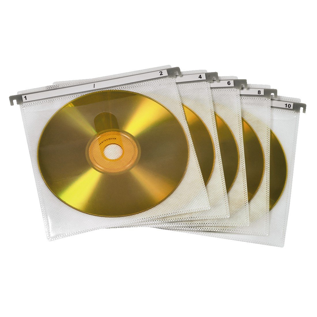 Hama CD and DVD Double Protective Sleeves, Pack of 50