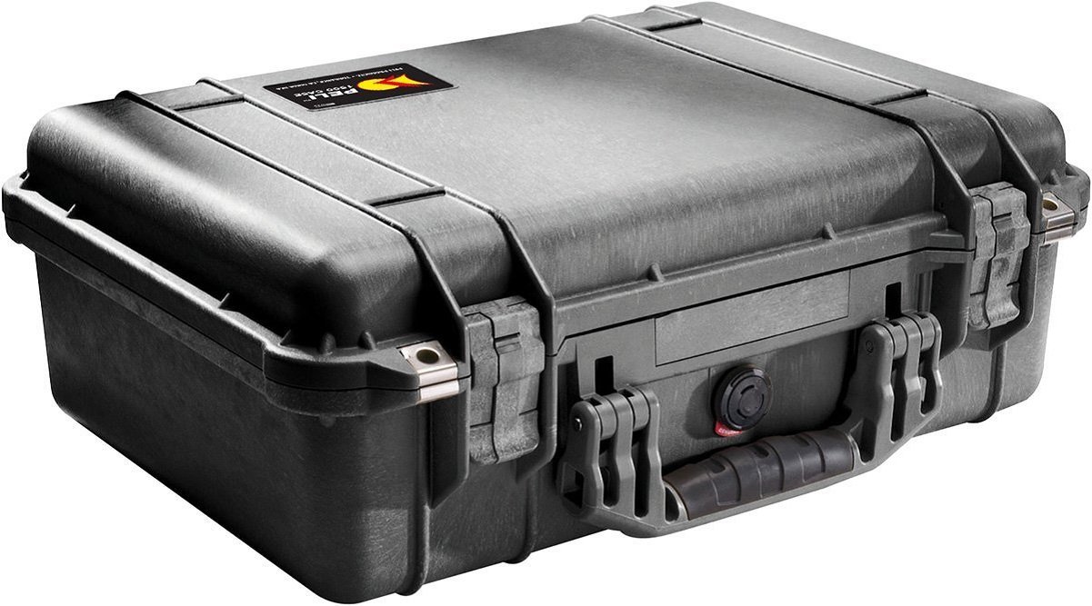 PELI 1500 Watertight Protective Case with Foam, Black