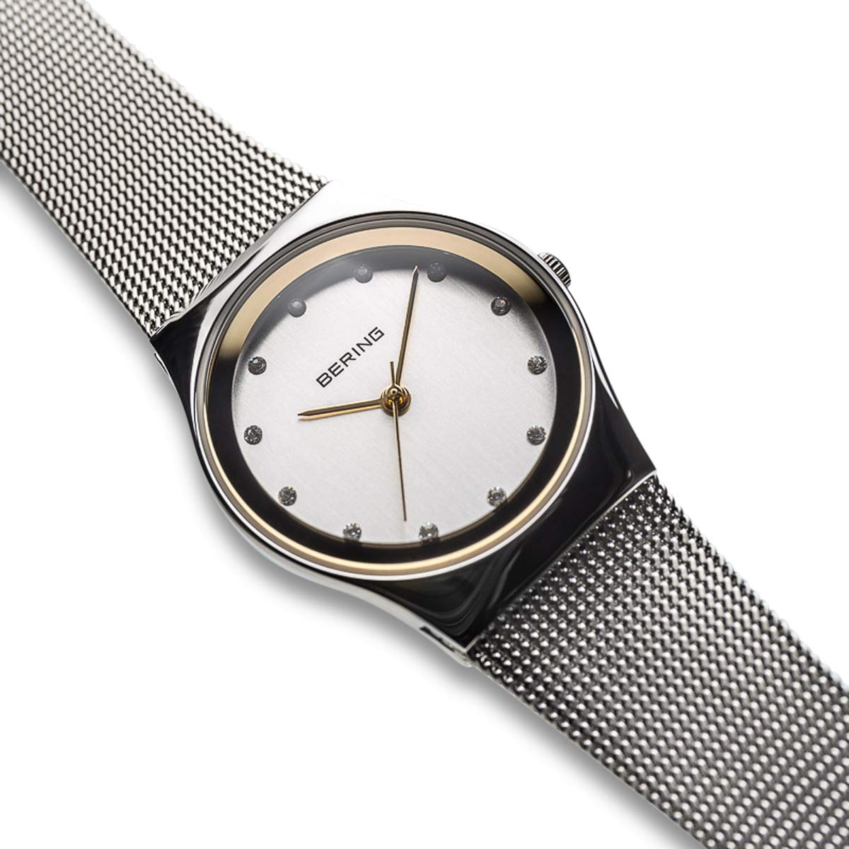BERING Women Analog Quartz Classic Collection Watch with stainless steel Strap and Sapphire Crystal 12927-010 - Image 3