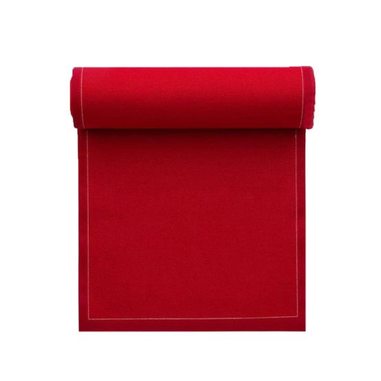 Mydrap Luncheon Napkins, Cotton, Red, 20 x 20 cm