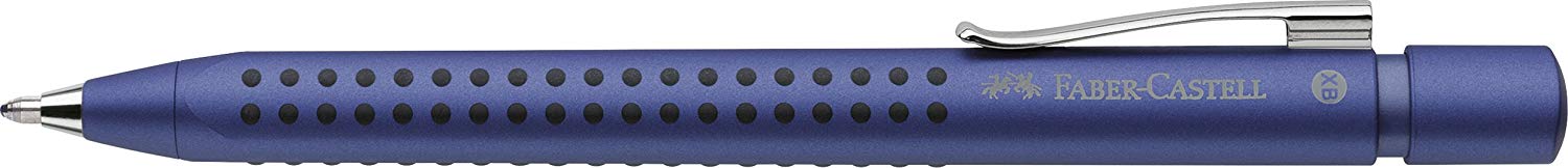 Faber-Castell Grip 2011 Ballpoint Pen - Metallic Blue - Image 2
