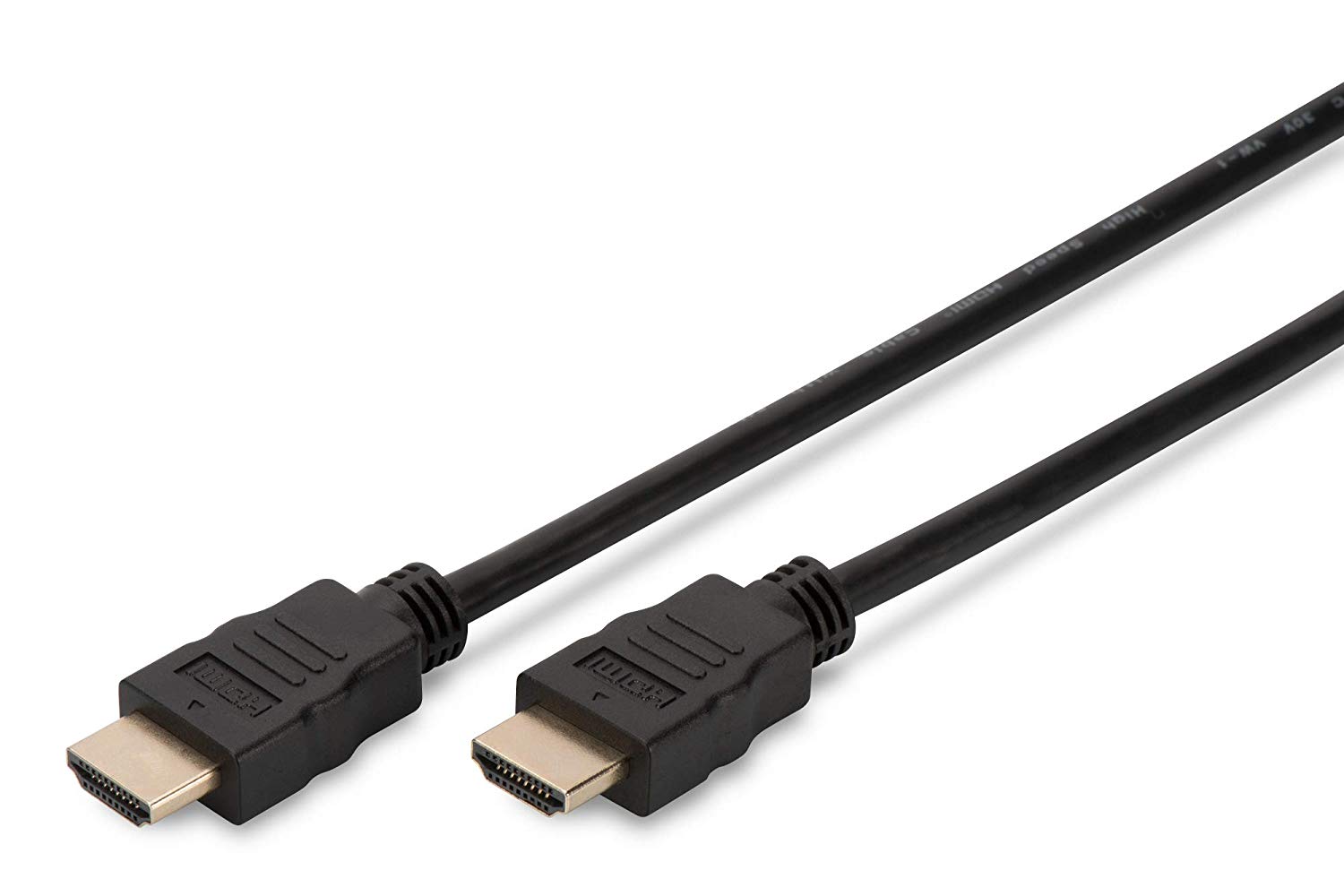 DIGITUS HDMI Cable - 10m - Full HD 1080p 60Hz - gold-plated contacts - compatible with TV, projector