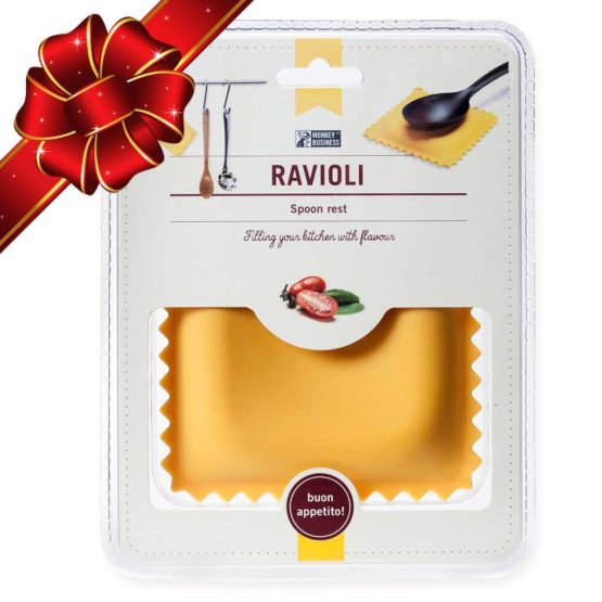 Monkey Business Ravioli Silicon Spoon Rest, Yellow - Image 2