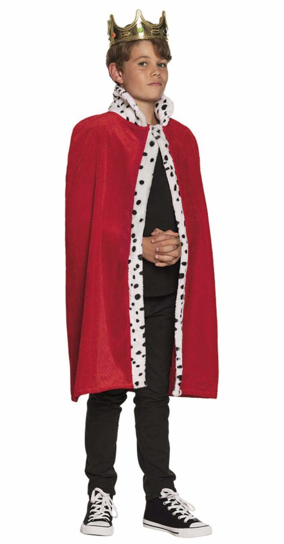 Boland 10131859 36100 Boy's Royal Cloak 80 cm Red, Unisex
