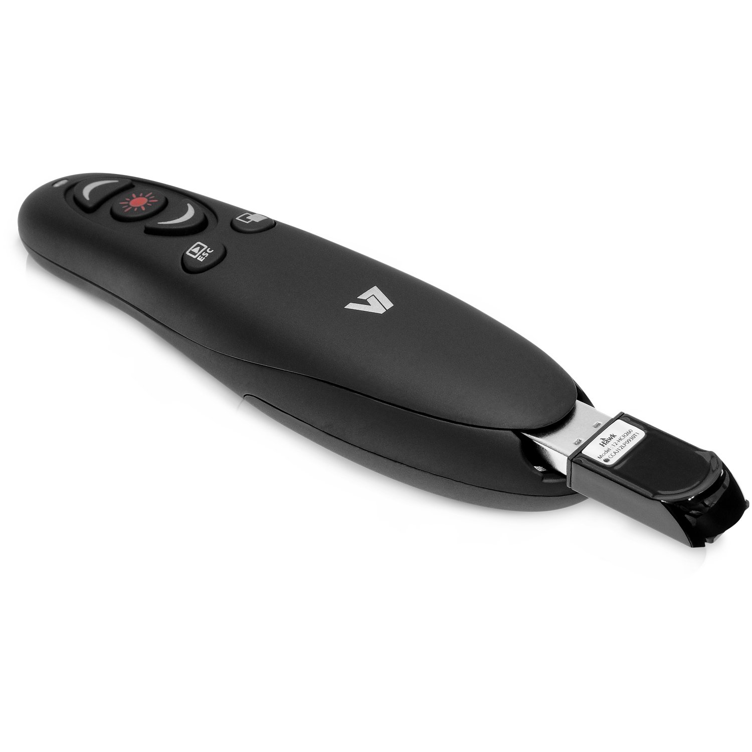 V7 WP1000-24G-19EB V7 Professional Wireless Presenter, red - Image 2