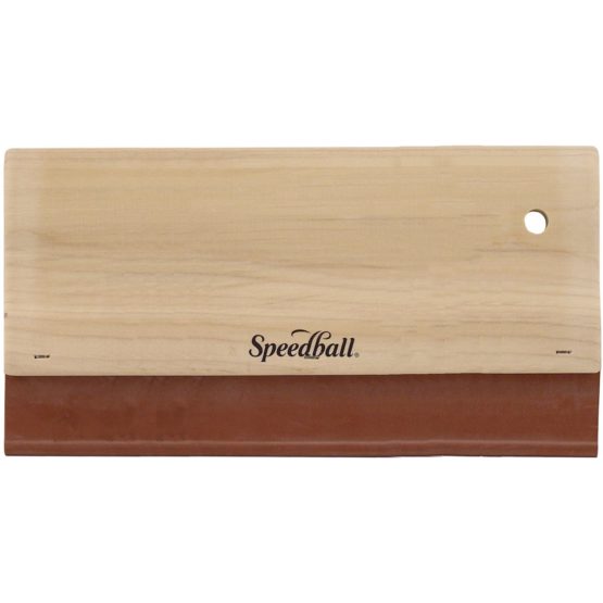 Speedball 11094492 Nitrile Fabric/Craft Squeegee 10in, Multi-Colour, 10