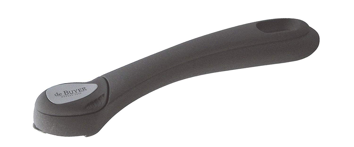 De Buyer 8359.00 Choc Induction Removable Line Soft Touch Handle, Black, 19cm Länge