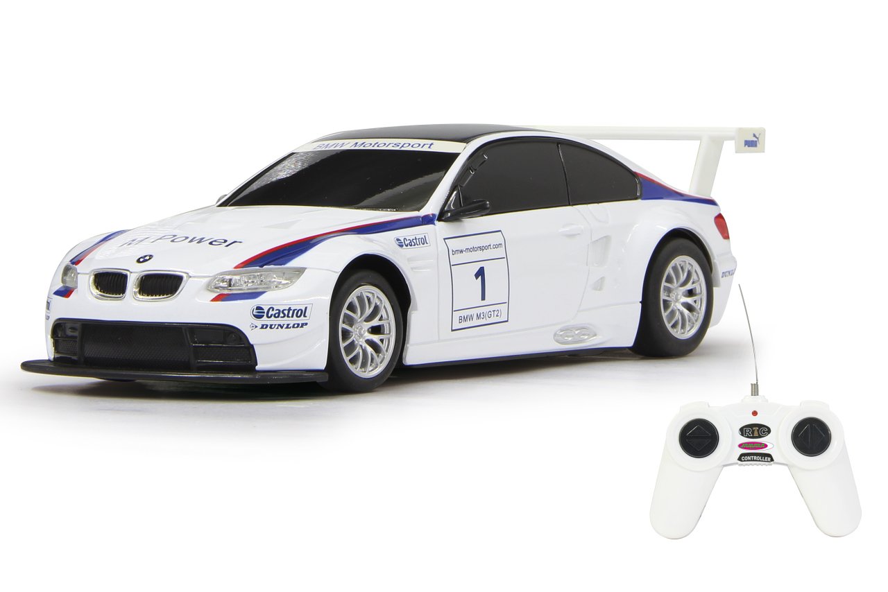 Jamara 403092 40 MHz 1:24 Scale White BMW M3 Sport Deluxe Car, 19.7 x 8.2 x 5.5 cm