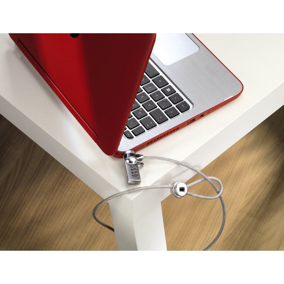 Hama "Anti-theft" Device with 4 Codes for all Laptops For Security port Silver, 180 cm - Image 3