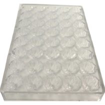 Paderno World Cuisine Martellato Polycarbonate Chocolate Mold, Center Swirl