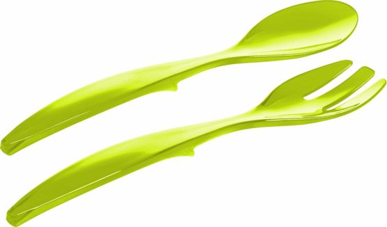 Emsa 504636 Vienna salad servers, 30 cm, red