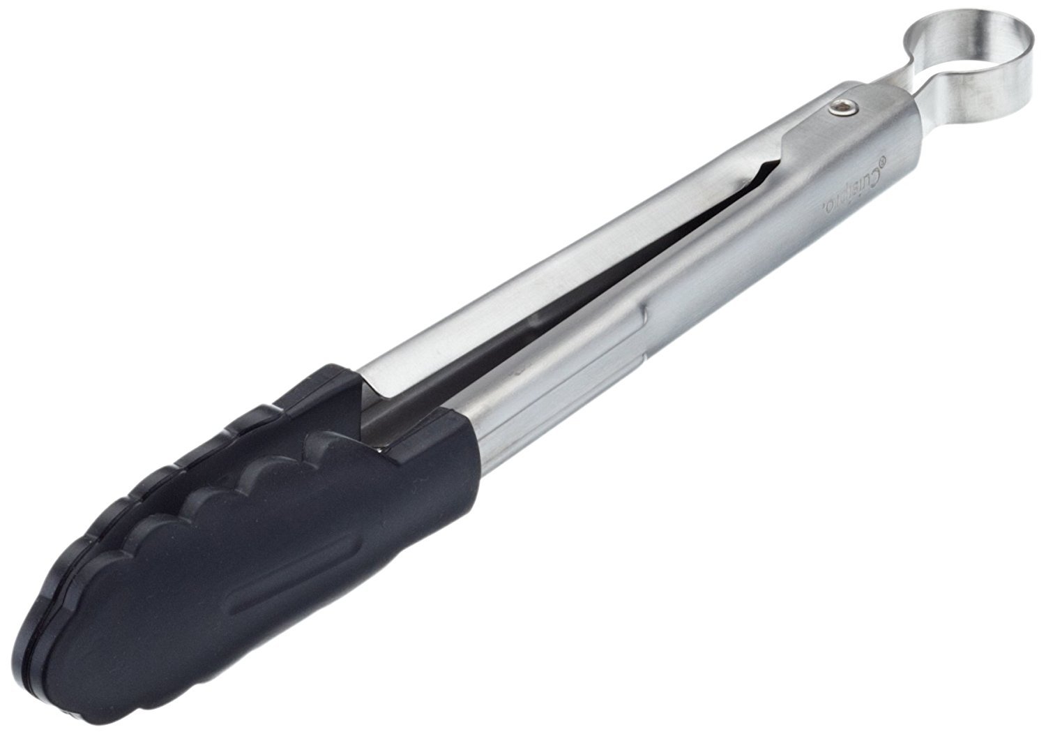 Cuisipro Commercial-Quality Lockable Stainless Steel Tongs with Heat-Resistant Silicone Tips for Cooking and Serving 24 cm / 9.5 inch - Image 4