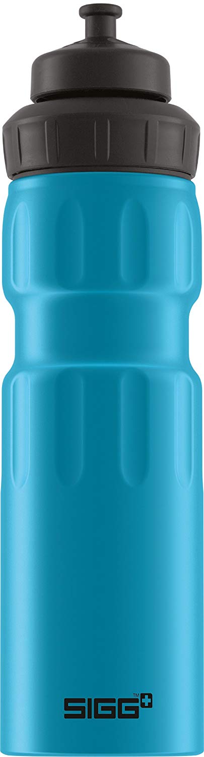 Sigg WMB Sports Touch Water Bottle (0.75 L), Pollutant-Free and Leak-Proof Metal Bottle, Lightweight Aluminium Bottle for Sports