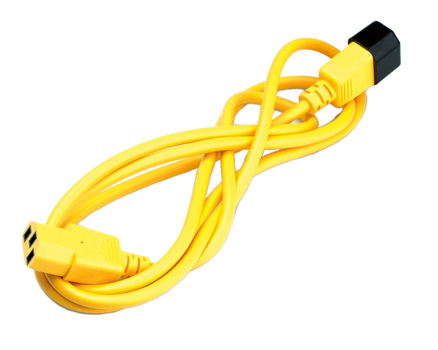 Roline IEC320 C14 to C13 10A 3m Yellow Power Cable for PC, Monitor, Hifi Devices, Peripherals, 1.8 m - Image 3