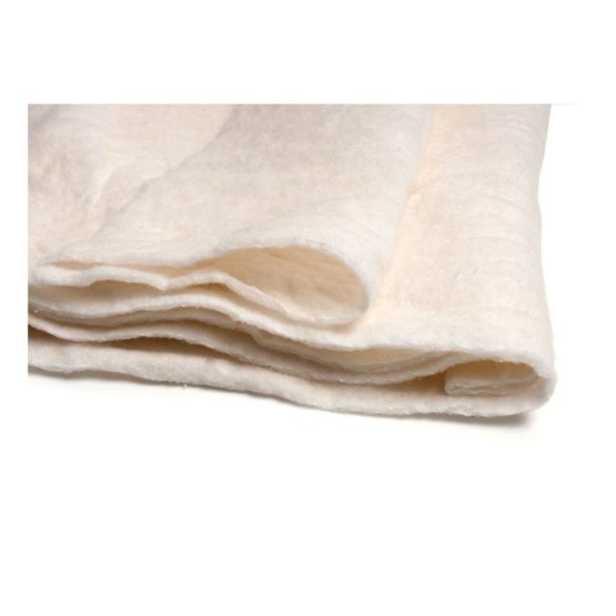 Hobbs Heirloom Fusible Blend: 45 x 60in (Crib), Cotton, White - Image 2