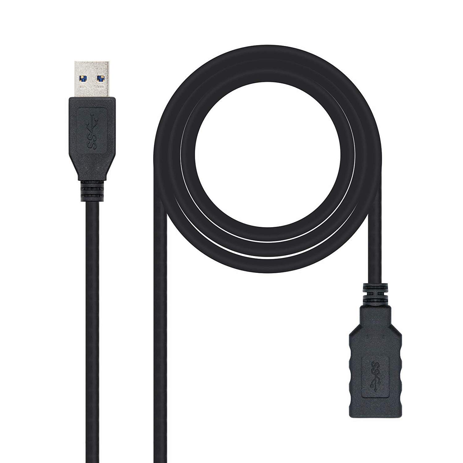 CABLE USB 3.0, TIPO A/M-A/H, 2.0 M, black, 2 Meters
