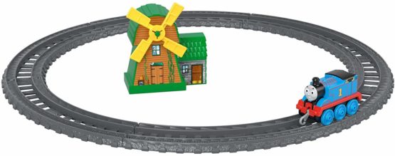 Thomas and Friends GFF09 Track Master Push Along Thomas and the Windmill Metal Train Engine Playset - Image 4