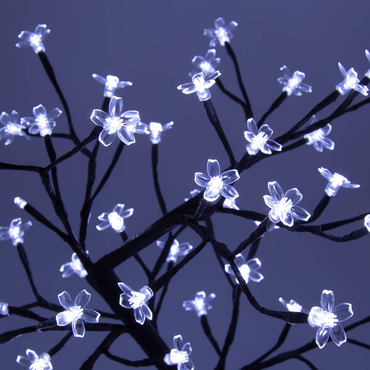 The Christmas Workshop 70470 45cm Blossom Tree / 48 Bright White Lights/Energy Efficient LEDs/Mains Operated/Steady On Light Pattern - Image 2