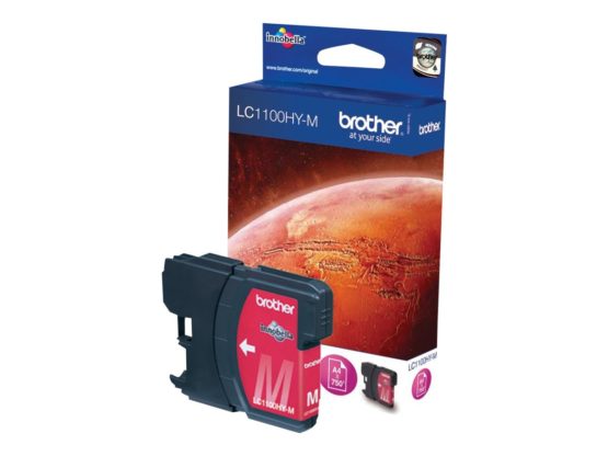 Brother LC-1100HYM Inkjet Cartridge, Magenta, Single Pack, High Yield, Includes 1 x Inkjet Cartridge, Brother Genuine Supplies - Image 3