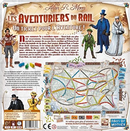Jeu Days of Wonder - Les Aventuriers du Rail - French Language - Image 4