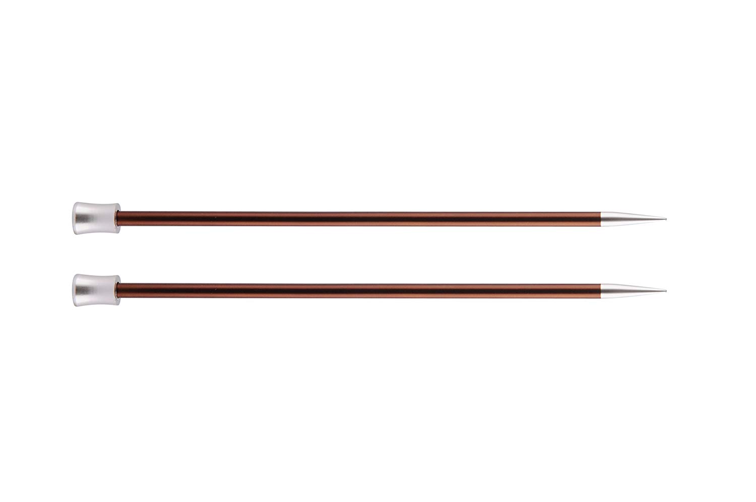 KnitPro Zing Single Pointed Needles 12" (30cm), Sienna, 5.50mm