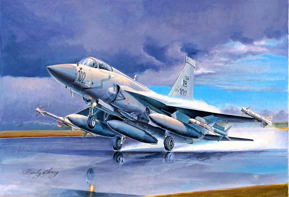 Trumpeter 1:72 - Chinese FC-1 Fierce Dragon (JF-17 Thunder), Various, 1/72