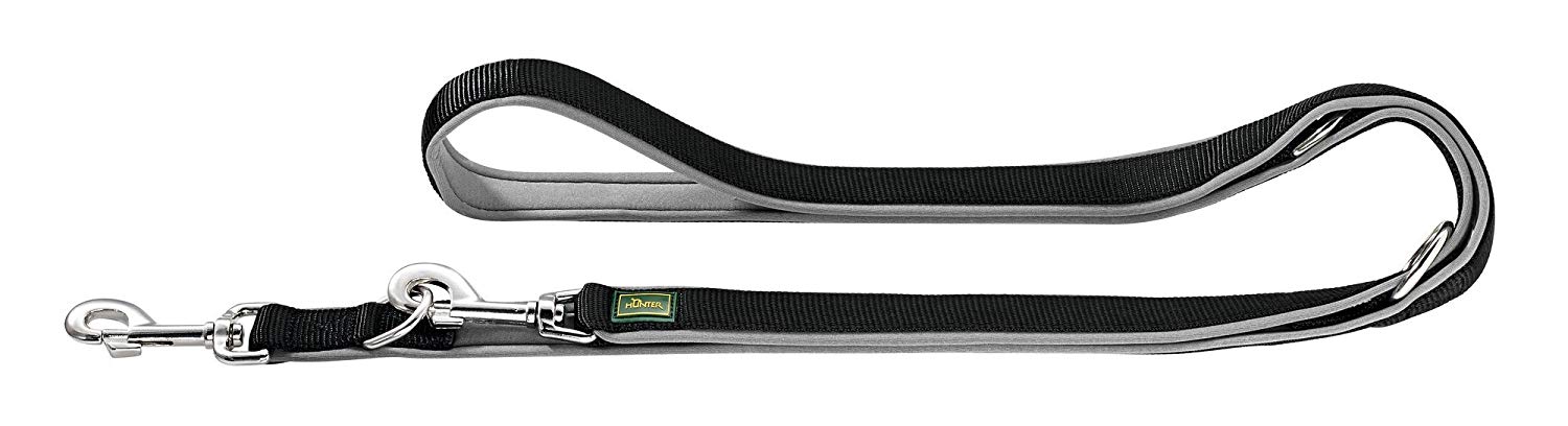 Hunter - Adjustable strap black Neopren 200cm, Grey/ black