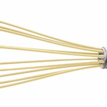 Zenker Egg Whisk Candy 11.81in, Silicone, Creme/Silver, 11.81"