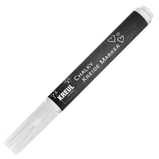 KREUL 22731 Chalky Chalk Marker medium snow white