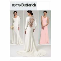 Butterick Patterns B5779 Size AX5 4-6-8-10-12 Misses' Dress, Pack of 1, White