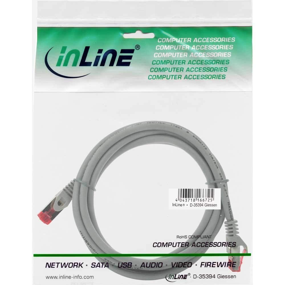 InLine 76903 CAT6 Patch Cable S/FTP (PiMf) 3 m Grey - Image 3