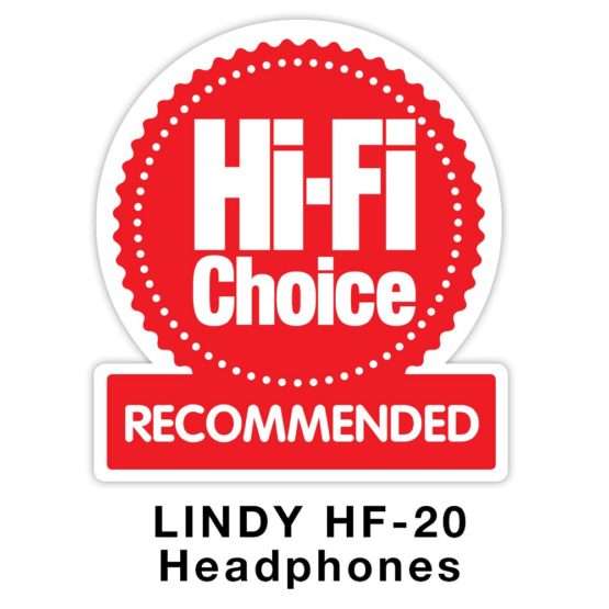 LINDY HF-20 Lightweight Stereo Headphones - Image 4