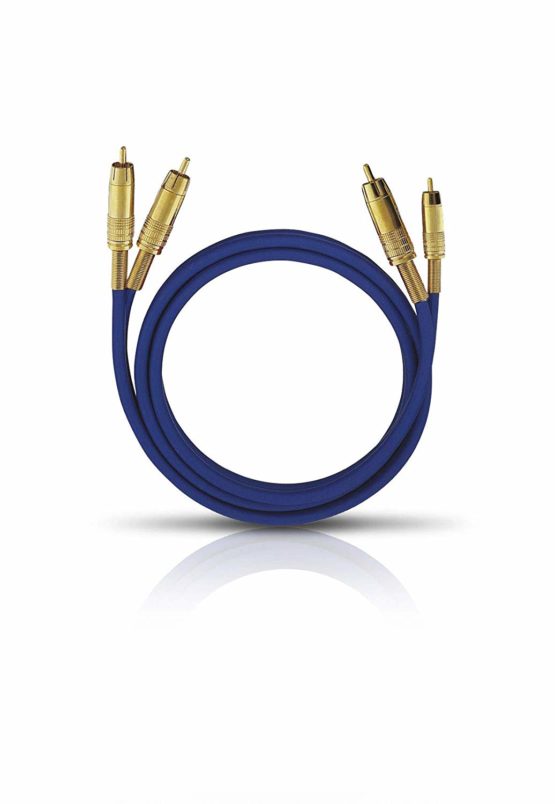 OEHLBACH Master Set NF 1 stereo interconnect 1x1m. Neutral, well-balanced sound. Colour: blue. STAR RATING : 3. - Image 2