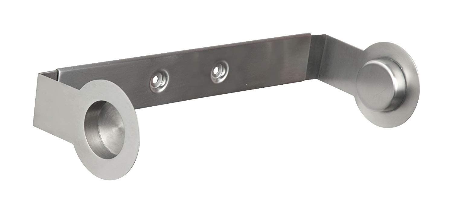 Wenko Cerri 2318100 Kitchen Roll Holder Stainless Steel, Silver, 9 x 21 x 6 cm - Image 2