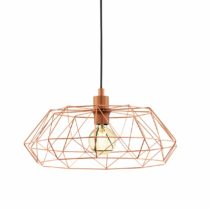 EGLO 49488 E27 Copper Pendant Lamp CARLTON 2