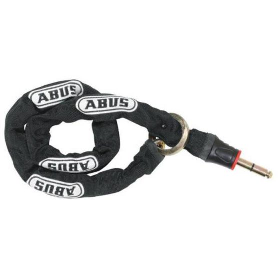 ABUS Fahrradschloss 4960 Chain 6KS/100 Padlock, Black, 100 cm