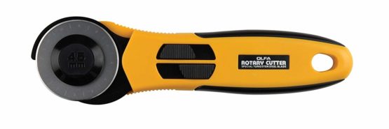 Olfa 1079060 Quick Change Rotary Cutter, 45 mm White