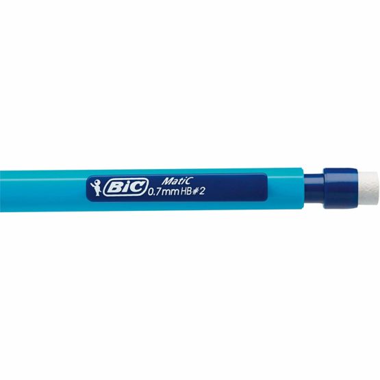 BIC Matic Fun 0.7mm Mechanical Pencils - Assorted Colours, Pouch of 10 - Image 4
